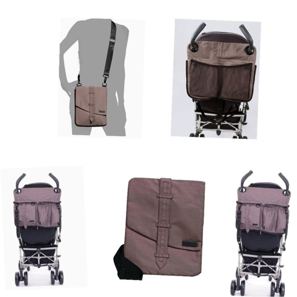 Baby Cargo Fiona Diaper Bag, Deep Ash